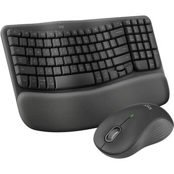 Logitech Wave Keys MK670 Wireless Keyboard and Mouse Combo (Graphite)
