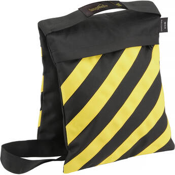 Impact Filled Saddle Sandbag (25 lb, Caution Striped)