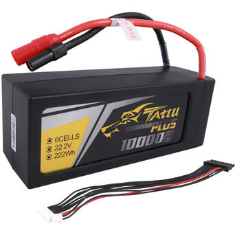 Tattu Plus 10000mAh 6S 22.2V 25C LiPo Battery with AS150+XT150 Plug (New Version)