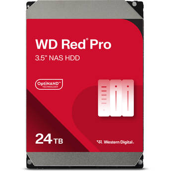 WD 24TB Red Pro 7200 rpm SATA III 3.5" Internal NAS HDD (2-Pack)