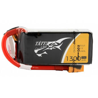 Tattu 1300mAh 3S 75C LiPo Battery Pack with XT60 Plug