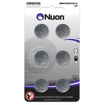 Nuon CR2032 Lithium Coin Battery (6-Pack)