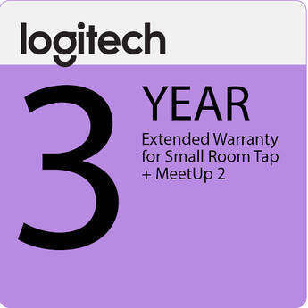 Logitech 3-Year Extended Warranty for Small Room Tap + MeetUp 2