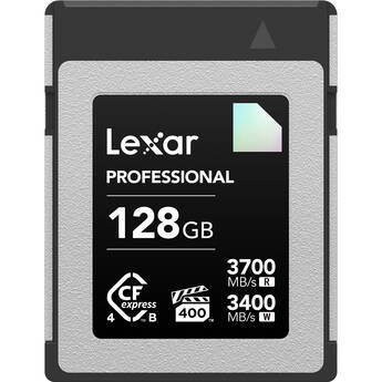 Lexar 128GB Professional DIAMOND CFexpress 4.0 Type B Memory Card