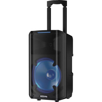 ION Audio Trouper 300 Battery Powered Portable Speaker System with Lights and Wired Mic