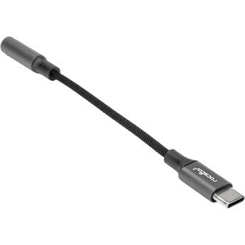 Rocstor USB-C to Hi-Res 3.5mm Audio Adapter (Black)