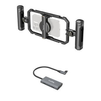 SmallRig All-in-One Video Kit for Smartphone Creators (Quick Basic Edition) with 4-in-1 USB-C Hub