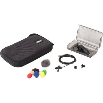 DPA Microphones 4071 CORE+ Low-Sensitivity Omni Lavalier Microphone with ENG/EFP Accessories Kit (Black)