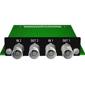 Appsys ProAudio AUX-MADI-COAX-DUAL 64x64-Channel MADI Dual Link Coaxial Extension Card for Flexiverter Dante/SRC