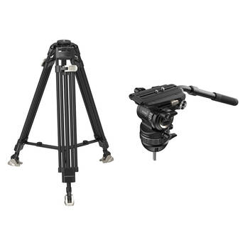 SmallRig Heavy-Duty Carbon Fiber Tripod + PH8 Fluid Head Kit