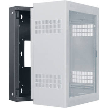 Lowell Manufacturing Rack Sectional Wall-Mount Back Box for LWR Series 16 RU Cabinet (19, 23, 28, and 32")