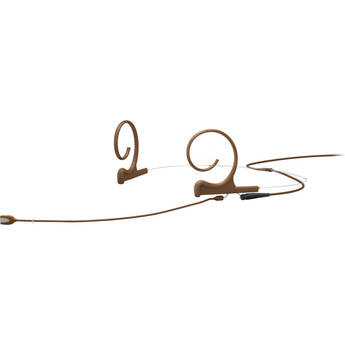 DPA Microphones 4166 CORE+ Slim Omnidirectional Flex Headset Microphone with 110mm Boom and MicroLock Connector (Brown)