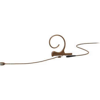 DPA Microphones 4166 CORE+ Slim Omnidirectional Flex Headset Microphone with 90mm Boom and MicroLock Connector (Brown)