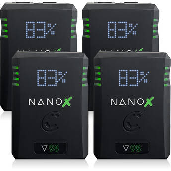 Core SWX NANO X V98 Micro 4-Battery Kit (98Wh, V-Mount)
