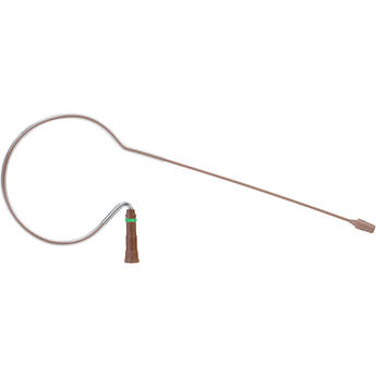 Countryman E6 Omni Earset Mic, Highest Gain, with Detachable 2mm Cable and TA4F Connector for Shure and Beyerdynamic Wireless Transmitters (Cocoa)