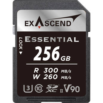 Exascend 256GB Essential UHS-II SDXC Memory Card