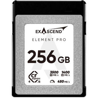 Exascend 256GB Element Pro CFexpress 4.0 Type B Memory Card