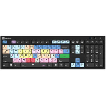 Logickeyboard Nero Slimline Keyboard for Avid Media Composer (Windows, US English)