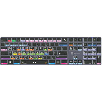 Logickeyboard FL Studio TITAN Wireless Backlit US English Keyboard for Windows