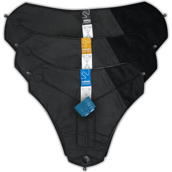 CRDBAG Set of 3 Y-Wraps (Black, Small/Medium/Large)