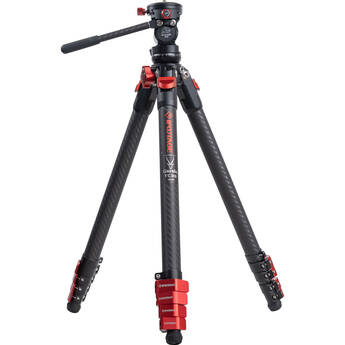 iFootage Gazelle TC3B Carbon Fiber Tripod and Komodo K3 Fluid Head Bundle