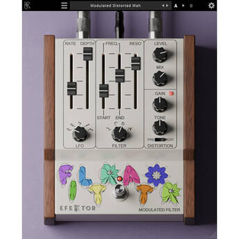 Kuassa Efektor Filtrator Modulated Filter Plug-In