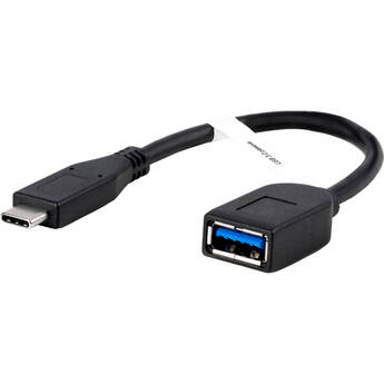 Plugable USB Type-A Female to USB Type-C Male Passive Adapter Cable (6")
