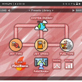 XHUN Audio FireBurn Fire Simulation Virtual Instrument Plug-In