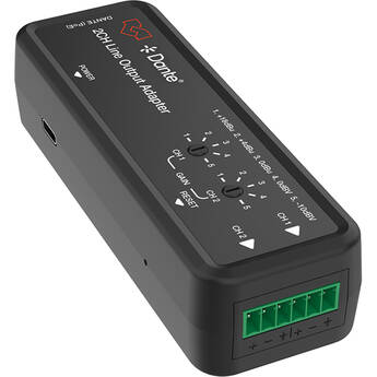 VigilLink 2CH Dante Line Output Adapter
