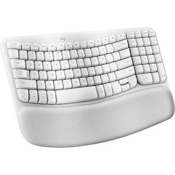 Logitech Wave Keys for Mac Wireless Ergonomic Keyboard (Off-White)