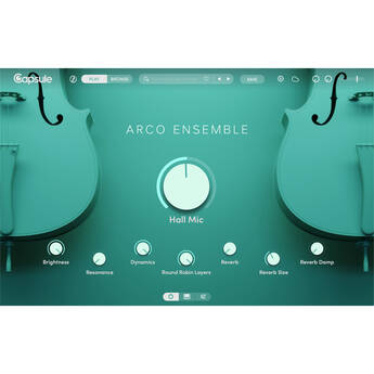 Capsule Audio Arco Ensemble Cello and Violin Virtual Instrument Plug-In