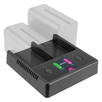Watson DuoVolt Ultra-Fast Smart Charger for L-Series NP-F Batteries