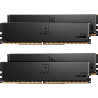 TEAMGROUP 96GB T-Create Master DDR5 6400 MHz ECC RDIMM Memory Kit (4 x 24GB)