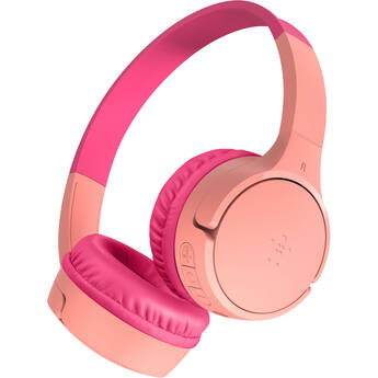 Belkin SoundForm Mini Wireless On-Ear Headphones for Kids (Gen 2, Pink)