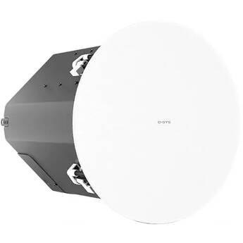 QSC AD-C10T-HPZB AcousticDesign Series 10" Zero-Bezel Ceiling Mount Loudspeaker (White)