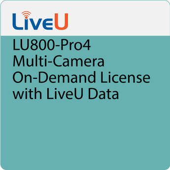 LiveU LU800-PRO4 Multi-Camera Daily License + 50GB (Requires LiveU Data Plan)