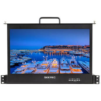 FeelWorld SEETEC 17.3" Pullout HDMI/SDI Rackmount Monitor (1 RU)