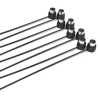 CME Low-Profile 5-Pin DIN MIDI Cable (4-Pack, 2')