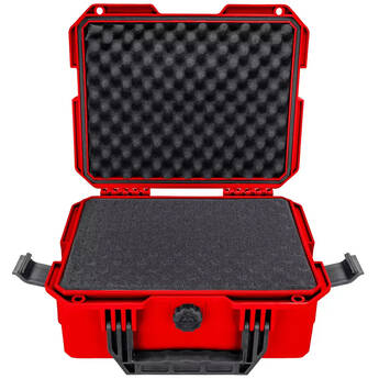 Eylar 13.8" Intact Stacker Compact Hard-Shell Case with Foam (Red)