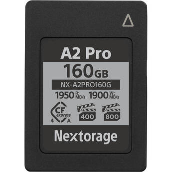 Nextorage 160GB NX-A2PRO CFexpress 4.0 Type A Memory Card