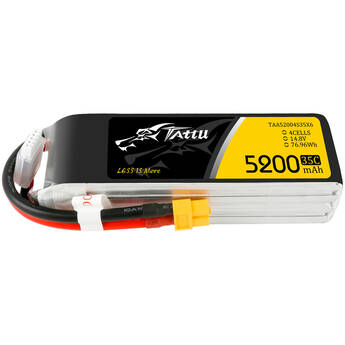 Tattu G-Tech 4S LiPo Battery with XT60 Plug (5200mAh, 14.8V)