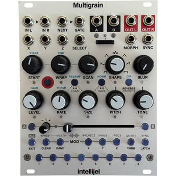 intellijel Multigrain Stereo Morphing Granular Sampler Eurorack Module (20 HP)