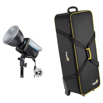 Nanlite FC120C RGB LED Spotlight 2-Light Kit with Roller Bag