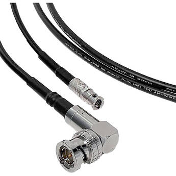 Canare L-2.5CHD Ultra-Slim 12G-SDI Right-Angle BNC to Micro-BNC Cable (6')