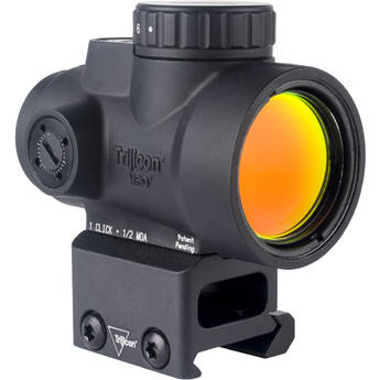 Trijicon 1x25 MRO SD Red Dot Reflex Sight (Full Co-Witness Picatinny Mount, Black)