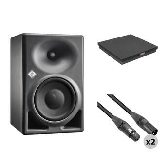 Neumann KH 150 Active 6.5" 2-Way Studio Monitor Kit with Isolation Pad and XLR Cable (Anthracite)