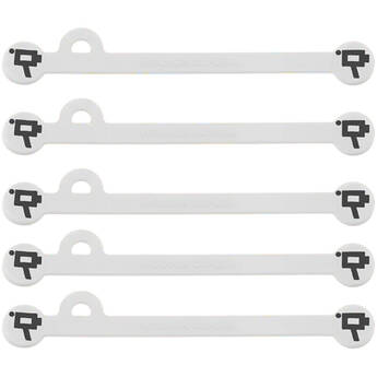 Wooden Camera Cine Mag Ties (5-Pack, White, 6.8")