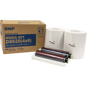 DNP DS620 Roll Media for DS620A Printer (4 x 6", 2-Pack)