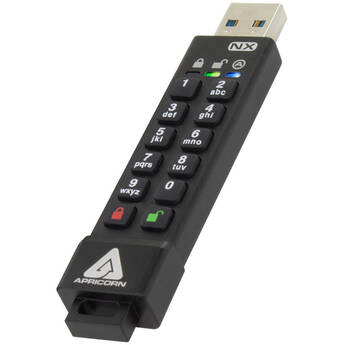 Apricorn Aegis Secure Key 3NX Encrypted USB 3.1 Gen 1 Flash Drive (512GB)