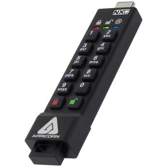 Apricorn 256GB Aegis Secure Key 3NXC Encrypted USB Type-C Flash Drive